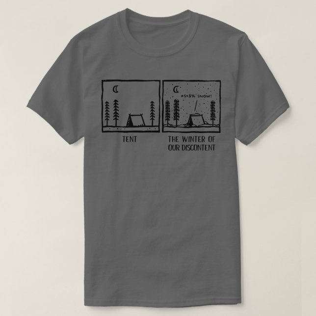 Camiseta O inverno do nosso descontentamento (Frente do Design)