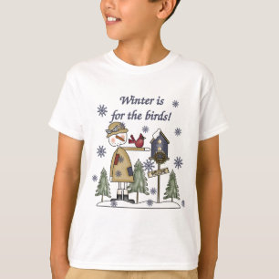 Camiseta O inverno é para as t-shirts e presentes