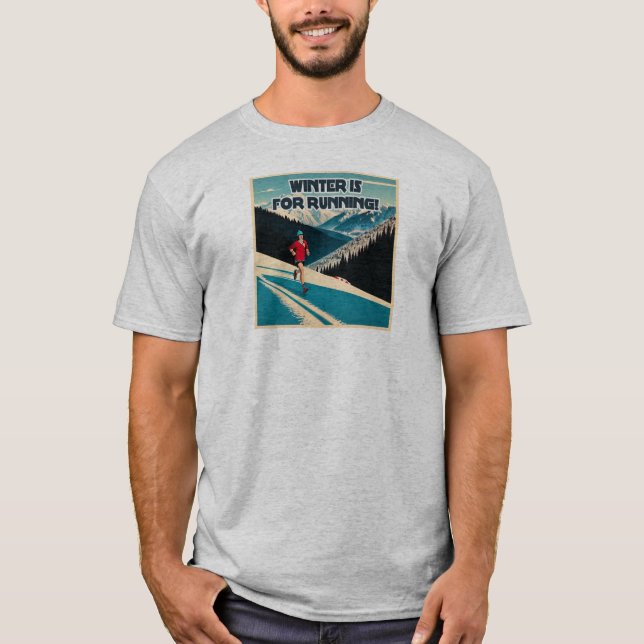 Camiseta O Inverno É Para Correr (Frente)