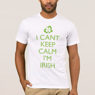 Camiseta O irlandês mantem a calma