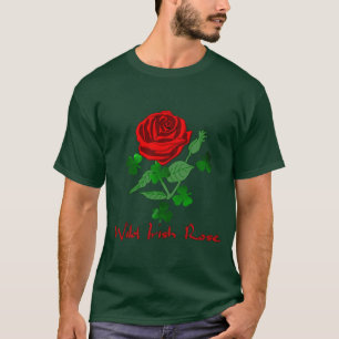 Camiseta O irlandês selvagem aumentou