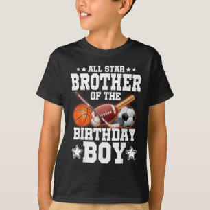 Camiseta O Irmão Estrelado Do Bicicleta De Aniversário.