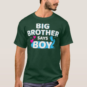 Camiseta O irmão revela que o garoto faz festa de bebê