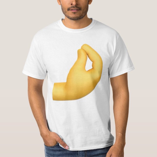 Camiseta " o italiano-Gesture Emoji" (Frente)