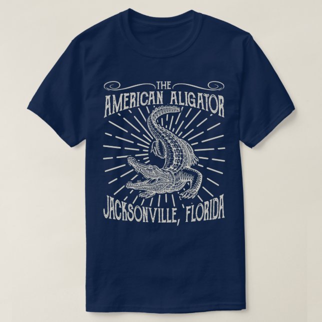 Camiseta O jacator americano Jacksonville Florida (Frente do Design)