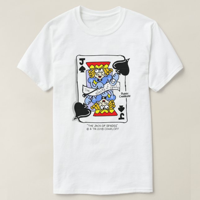 Camiseta O Jack do t-shirt das pás (Frente do Design)