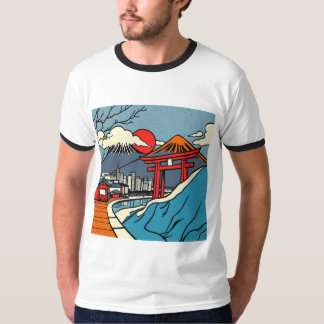 Camiseta O Japão inspirou cores