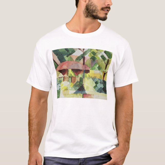 Camiseta O jardim, 1914 (w/c no papel) (Frente)