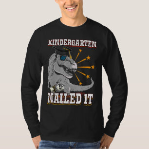 Camiseta O Jardim De Infância Naufragou Rex Dinosaur Dino G