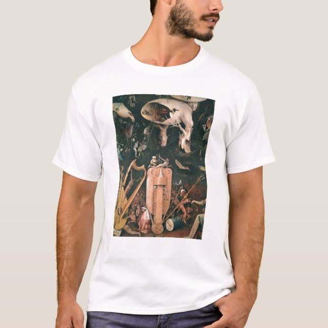 Camiseta O jardim de prazeres terrestres (Frente)