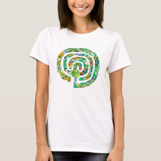 Camiseta O jardim do labirinto - design original do