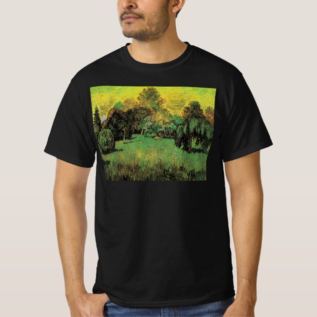 Camiseta O Jardim do Poeta por Vincent van Gogh (Frente)