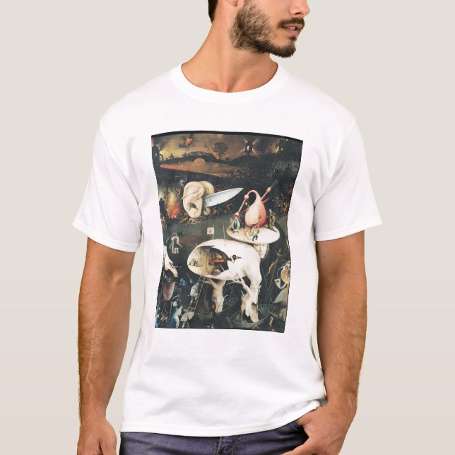 Camiseta O jardim dos prazeres terrestres 2 (Frente)