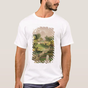 Camiseta O jardim no lado do monte, castelo Combe, 'de T