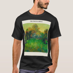 Camiseta O Jardim Poetas De Vincent Van Gogh, Árvores Verde