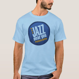 Camiseta O jazz perto de você homens de Philadelphfia Shor