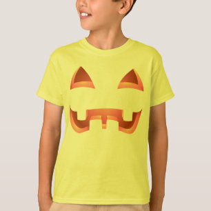 Camiseta O jérsei dos miúdos do traje da abóbora da cami