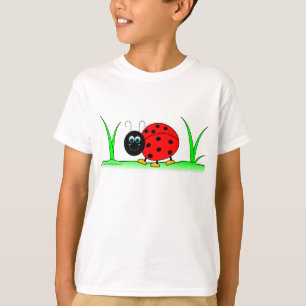 Camiseta O joaninha dos desenhos animados caçoa o t-shirt