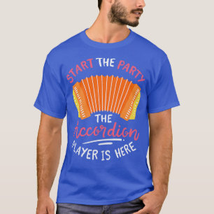 Camiseta O Jogador Acordeão Está Aqui