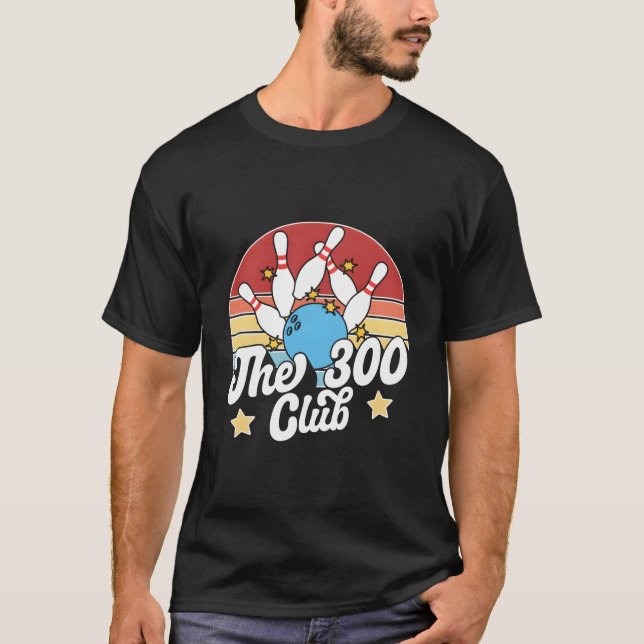 Camiseta O Jogador de Boliche do Clube 300 (Frente)