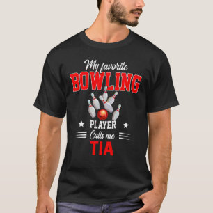 Camiseta O Jogador De Boliches Favorito Me Chama De Dia de 