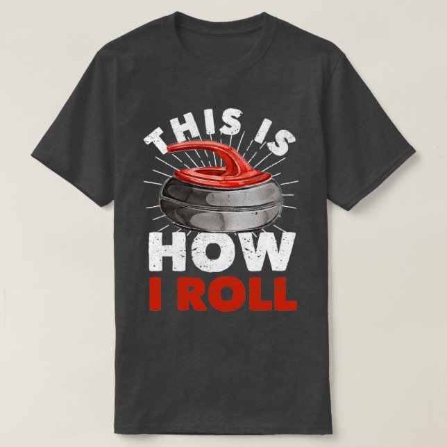 Camiseta O Jogador De Curva Ventilador De Inverno Curler Es (Frente do Design)