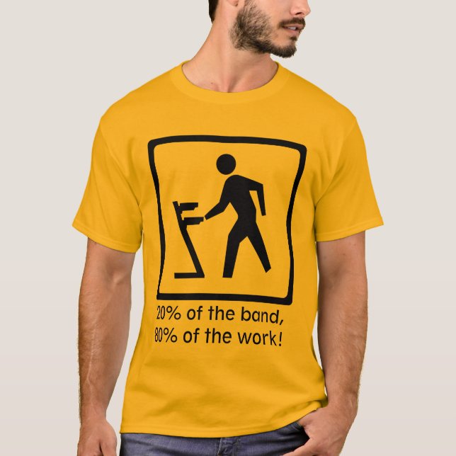 Camiseta O jogador de teclado (Frente)