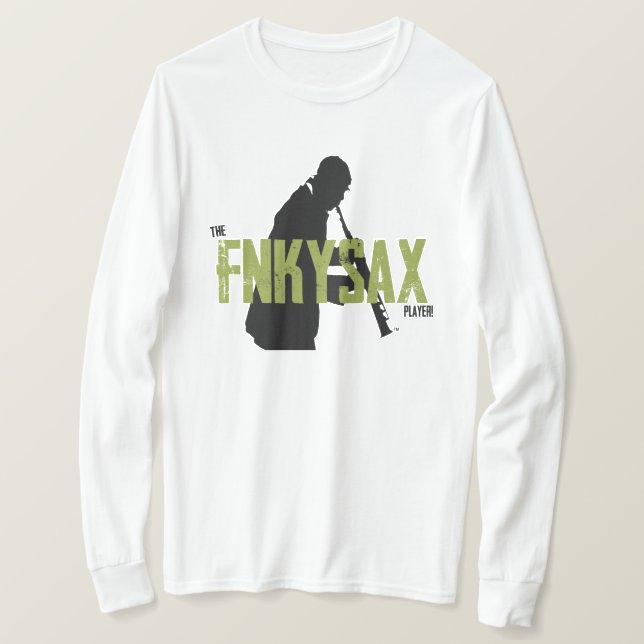 Camiseta O Jogador FnkySax Leve T Shirt (Frente do Design)