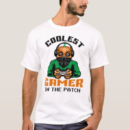 Camiseta O Jogador Mais Legal No Patch Halloween Dift