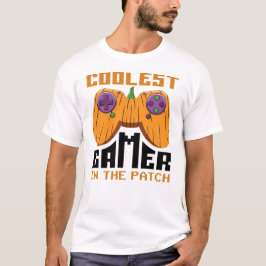 Camiseta O Jogador Mais Legal No Patch Halloween Dift