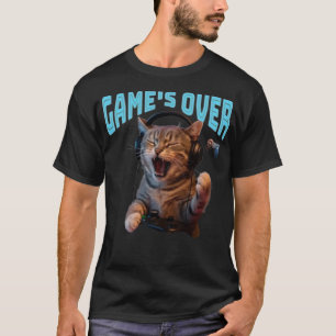 Camiseta O jogo acabou, Meow