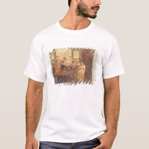 Camiseta O jogo de cartas, depois de 1830