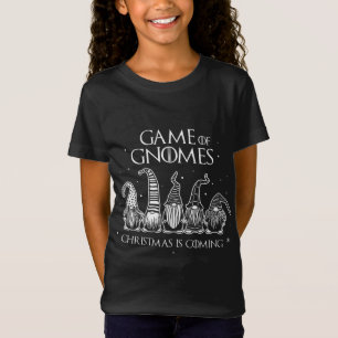 Camiseta O Jogo Do Natal Dos Gnomos Está Engraçado Três Gno