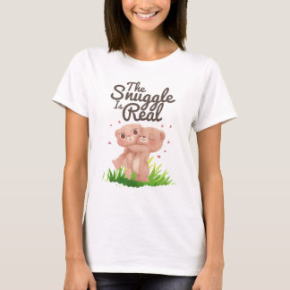 Camiseta O Jogo é Abraços de Urso Bonito.