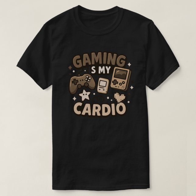 Camiseta O jogo é o meu cardio (Frente do Design)