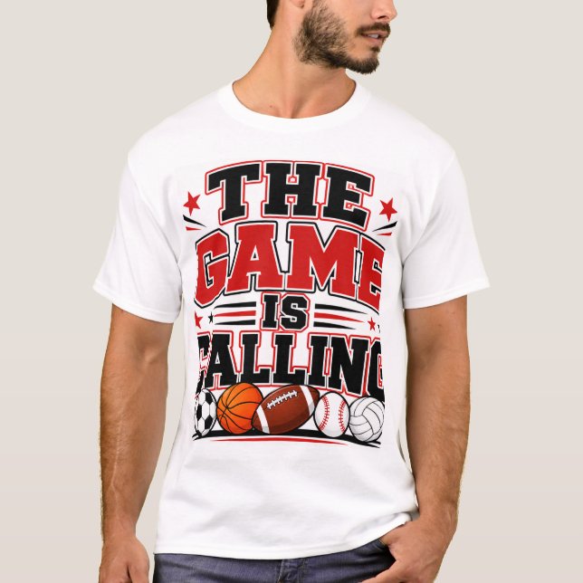 Camiseta O Jogo Está Chamando (Frente)
