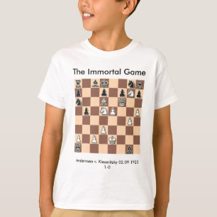 Camiseta O jogo imortal caçoa o t-shirt