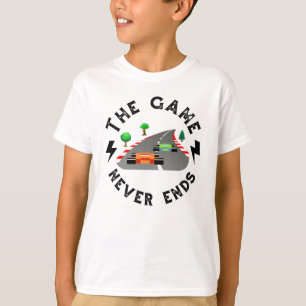 Camiseta O jogo nunca acaba