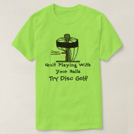 Camiseta O jogo parado com bolas tenta o t-shirt do golfe
