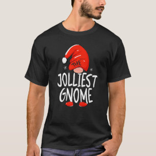 Camiseta O Jolliest Gnome Family Matching Group Christma