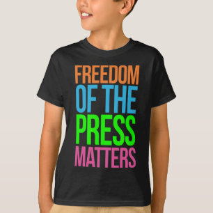 Camiseta O Jornalismo Não É O Inimigo Anti-Trump Resis