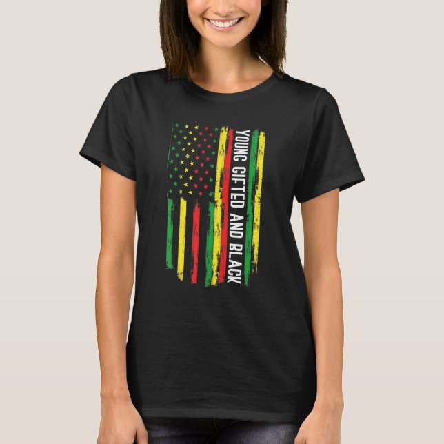 Camiseta O Jovem Ed E O Orgulho Negro Da América Mo (Frente)