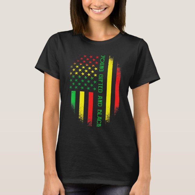 Camiseta O Jovem Ed E O Orgulho Negro Da América Mo (Frente)
