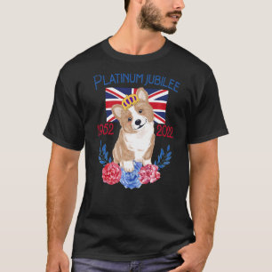 Camiseta O Jubileu Platinum 2022 britânico Monarch Quee