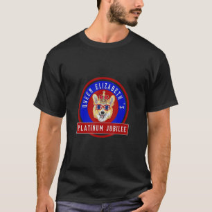 Camiseta O Jubileu Platinum 2022 britânico Monarch Quee
