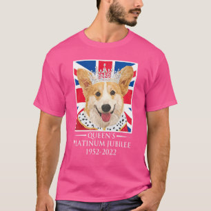Camiseta O Jubileu Platinum 2022 britânico Monarch Quee