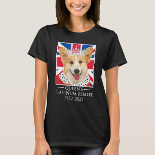 Camiseta O Jubileu Platinum 2022 britânico Monarch Quee