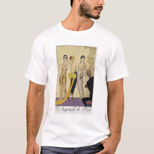Camiseta O julgamento de Paris, 1920-30 (impressão do