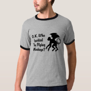 Camiseta o. k. que convidou os macacos voadores