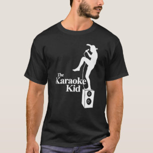Camiseta O Karaoke Kid Engraçado Music boy